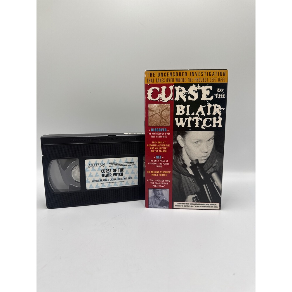 Curse of the Blair Witch VHS 1999 Artisan Horror Mockumentary Documentary 10014